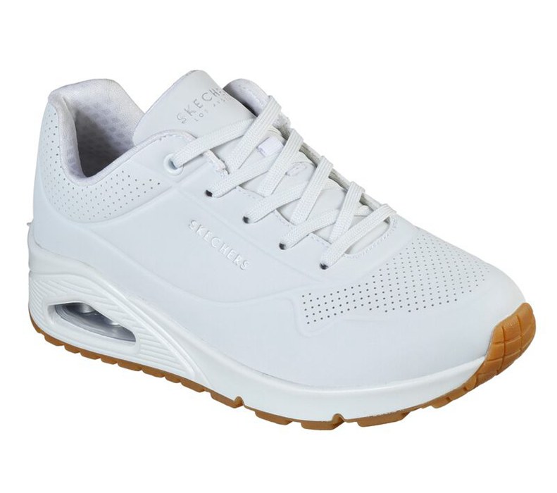 Skechers Uno - Stand On Air - Womens Sneakers White [AU-AZ4633]